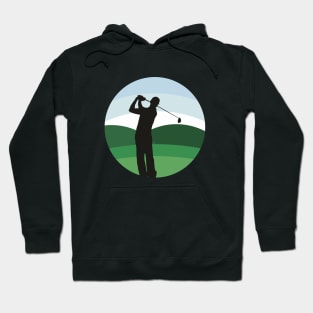 Golf Flat Illustration Hoodie